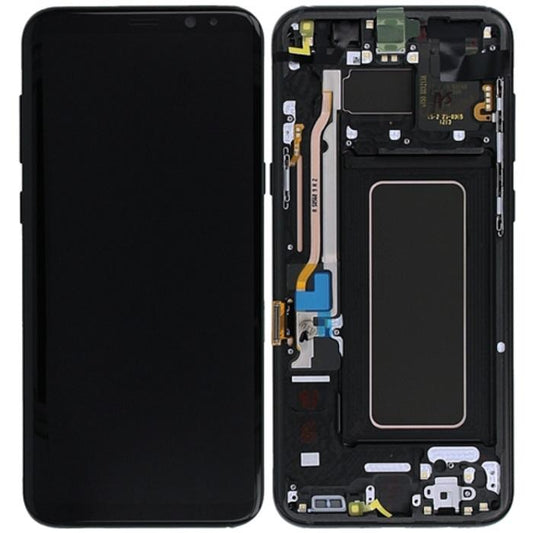 Replacement Lcd Screen Frame Samsung Galaxy S8 Plus Black OEM